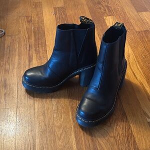Doc Martin Black Heeled Boots